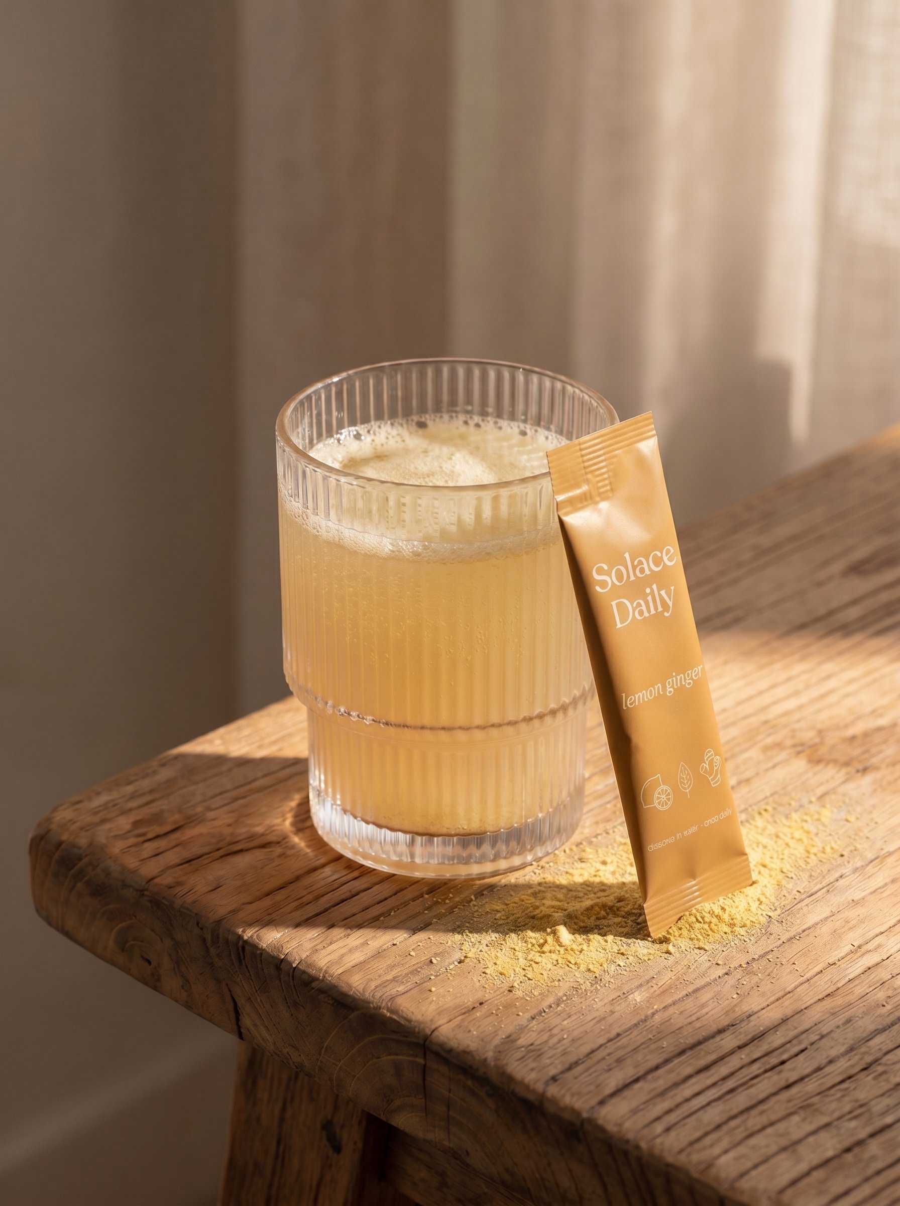Solace Daily lemon ginger